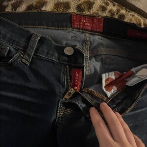 Lucky Brand Women's Dark Blue Denim Jeans